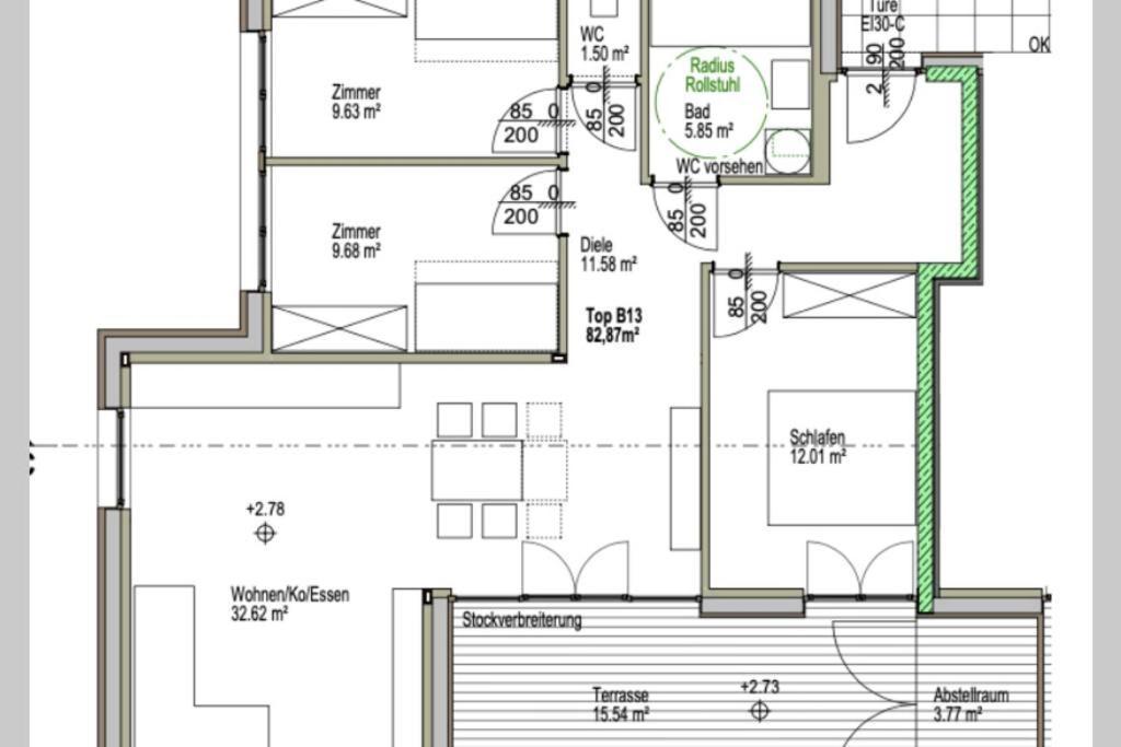 Terrassenwohnung In Praemierter Wohnanlage Klaus  Екстер'єр фото